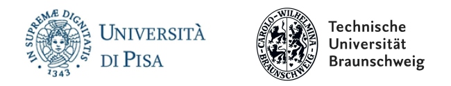 UNIPI and TU Braunschweig logo