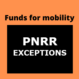 pnrr exceptions