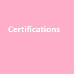 certifications